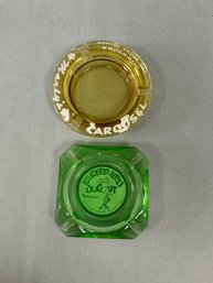 Two Vintage Las Vegas Casino Ashtray