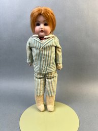Antique Kestner 154 Doll With Porcelain Head And Hands.