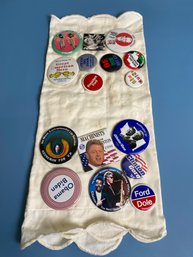 Assorted Pins- Political And General