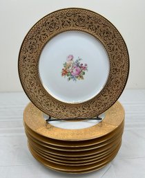 Antique Hutschenreuther Selb Dinner Plate Set