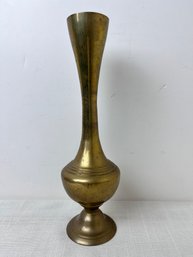 Tall Brass Vase Imported From Japan India.