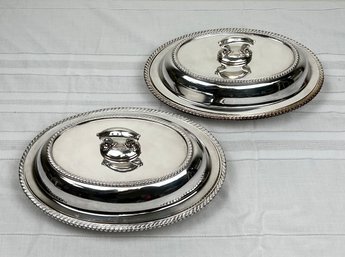 Antique Gorham Silver Entree Dishes