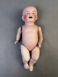 Vintage German JTD All Bisque Baby Doll Unmarked.