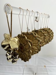 Vintage Gold Christmas Ornaments