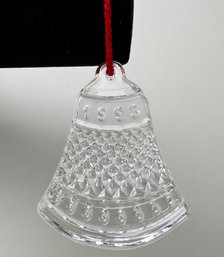 Waterford Crystal Christmas Bell 1993 Ornament