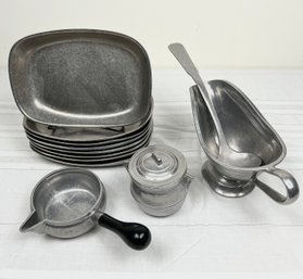 Wilton Columbia Pewter Dish Set