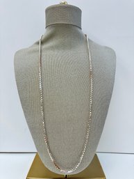 Sterling Square Chain Necklace