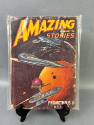 Amazing Stories Pulp Novel    February 1948