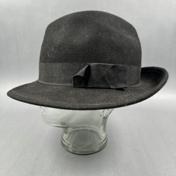 Counter-Fit Black Felt Hat By Frank Olive