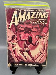 Amazing Stories Pulp Novel    January 1950