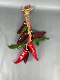 Rope Of Green Peppers