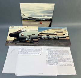 3 Vintage KC-135 Photos With Info.