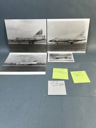 4 Vintage Photos Of The Convair TP-102a.