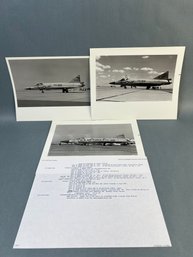 3 Vintage Photos Of The Convair TP-102a.