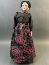 Antique China Head And Hands Doll.