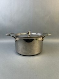 All Clad Stainless D5 4 Quart Pot With Lid