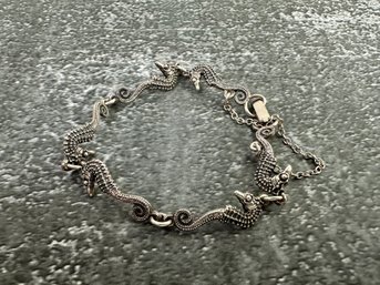 Vintage Carl Schon Seahorse Bracelet