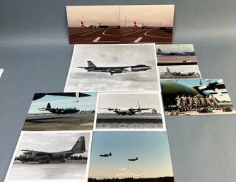 Lot Of Vintage Photos Of A Boeing B-47 And Lockheed C-130 Hercules.