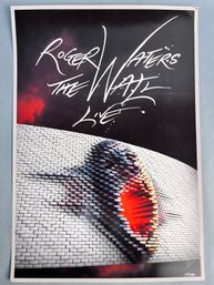 Lot 2 Roger Water 2010 The Wall Tour Poster Numbered 109 Of 2500.
