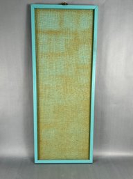 Vintage Turquoise Bulletin Board