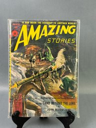 Amazing Stories Pulp Novel    March 1952