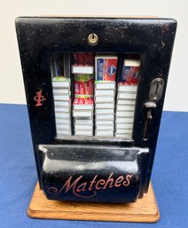 Antique 1 Cent Matches Vending Machine