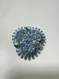 Weiss Blue Brooch