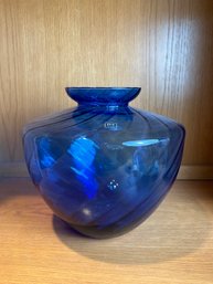 Large Colbalt Blue Vase - Italy