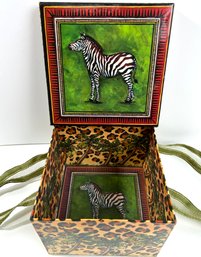 Safari Zebra 2001 Gift Box Designed By Eileen Toohey