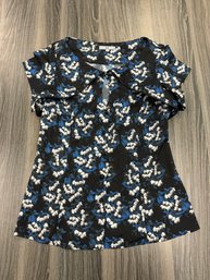 Zac Posen Floral Blouse Sz 8