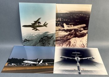 4 Vintage Boeing E-3 AWACs Photos.