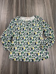 Tory Burch Beatle Blouse Sz 6