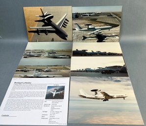 7 Vintage Boeing E-3 Sentry Photos With Info.