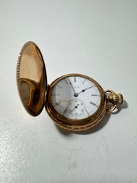 Vintage Ladies Elgin Hunter Case Watch Gold Fill