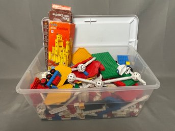 Bin Of Miscellaneous Lego Pieces