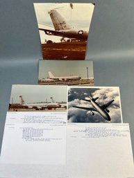 4 Vintage Photos Of Various Aircraft.