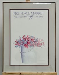 Framed Pike Place Market 78th Anniversary Poster