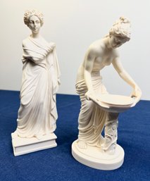 G Ruggeri Signed Statue Of Lady &' Classic Statue Of Bathing Venus' Resin-made In Italy