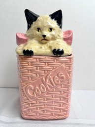 Vintage McCoy Kitty Cookie Jar.