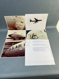 Vintage Photos Of A KC-135a With Info.