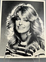 Farrah Fawcett B & W Photo