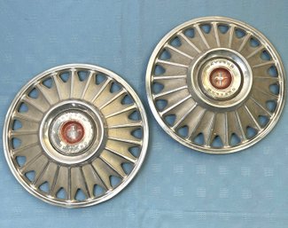 Vintage Mustang Automobile Hubcaps