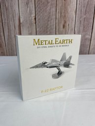 Metal Earth DIY 3D Model F-22 Raptor IN BOX SEALED