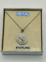 Going Steady Sterling Silver Chain And Pendant By Hayward