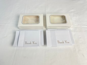 Two Sets Of Thank You Letters & Envelopes