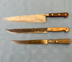 Vintage Assortment Chef Knives