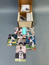 Box Of 1996 Fleer Baseball Cards.