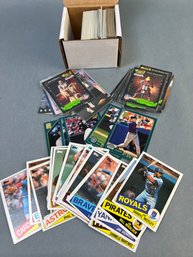 Box Of MLB Cards Mixed Lot.