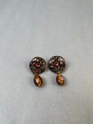 Chicos Hand Painted Fashion Earrings.