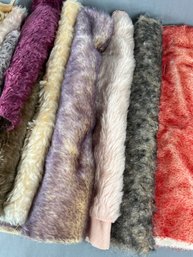 Large Lot Of Mohair Material